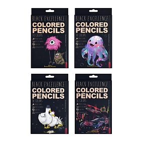 Карандаши BrunoVisconti®
цветные, 18  цветов, 4 вида 
BlackWoodColor
Арт. 30-0098
упаковка в ассортименте