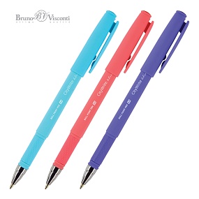 Ручкa BrunoVisconti
шариковая, 1 мм, синяя
СityWrite. JOY
Арт. 20-0057
