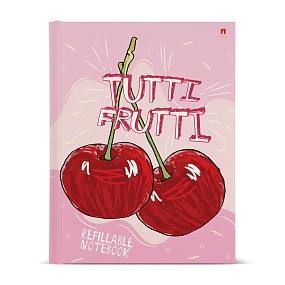 Тетрадь со сменным блоком Альт®
А5 (170 х 225 мм)
"FRESH & FRUITY. ВИШНЯ" 80л., клетка
Арт. 7-80-081/23