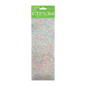 НАБОР САМОКЛЕЯЩИХСЯ СТРАЗ №4 "РАДУГА", 2 ММ
Арт. 2-123/04