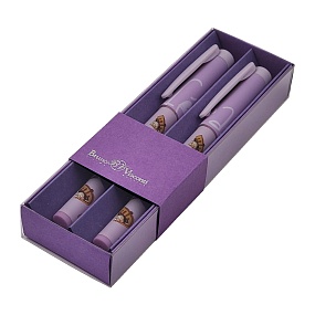 НАБОР ИЗ 2-Х РУЧЕК "FreshWrite. Кофемания. Чизкейк" ШАРИКОВАЯ 0.7 ММ, СИНЯЯ (сиреневый футляр)
Арт. 20-0214/8787