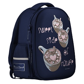 Рюкзак BrunoVisconti®
облегченная капсула
синий  с эргономичной спинкой
«КОФЕМАНИЯ.ГОРЯЧИЙ ШОКОЛАД»
Арт. 12-001-138/02