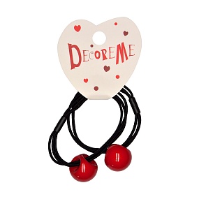 РЕЗИНКА ДЛЯ ВОЛОС "ГЛЯНЦЕВЫЕ ШАРИКИ" 2 ШТ, 5 ЦВЕТОВ 
Арт. 2-712/144