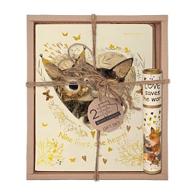 Набор подарочный "LOVE ME.ЛЮБОВЬ КАК ОНА ЕСТЬ. Котики" (две тетради и ручка в тубе)
Арт. 7-48-1271-3/1