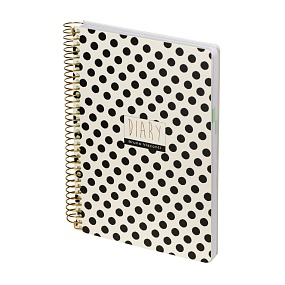 Ежедневник BrunoVisconti® недатированный
А5 (160 х 210 мм)
"BLACK&WHITE. ГОРОШЕК" мультиколор 272 стр.
Арт. 3-701/06