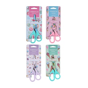 Ножницы BrunoVisconti 
детские,13.7 см, 4 вида
с принтом
HappyCut
Арт. 60-0033/04