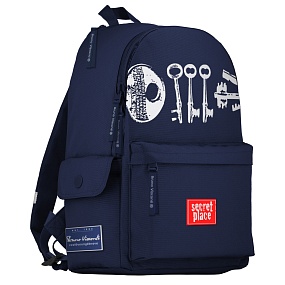 Рюкзак BrunoVisconti®
молодежный
синий 
«КЛЮЧИ»
Арт. 12-003-084/02