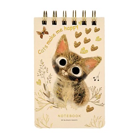БЛОКНОТ НА ГРЕБНЕ «CUTE JOURNAL» A6-, BV, 100 Л. "LOVE ME.МИЛЫЙ КОТИК" ЛИНЕЙКА
Арт. 3-100-005/13
