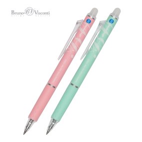 Ручка гелевая пиши-стирай автоматическая BrunoVisconti®
0.5 мм, синий
DeleteClick Zefir
Арт. 20-0320/51