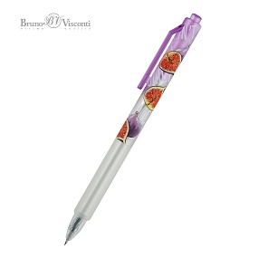 Ручка гелевая BrunoVisconti®
0.38 мм, синий
UniClick "Fresh & fruity. Инжир"
Арт. 20-0376/04