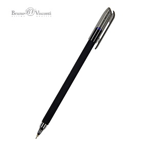 Ручкa BrunoVisconti
шариковая, 0.38 мм, синяя
PointWrite. Black
Арт. 20-0265