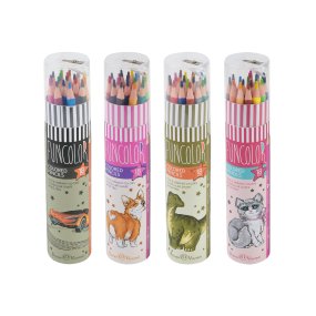 Карандашии цветные BrunoVisconti® в тубусе с точилкой,
18 цветов " FunColor "
Арт. 30-0086
упаковка в ассортименте
