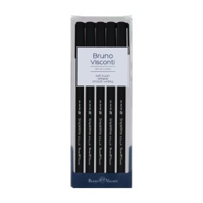 Набор из 5-ти ручек BrunoVisconti®
гелевые, 0.5 мм, черные
SimpleWrite. BLACK
Арт. 20-0067-5