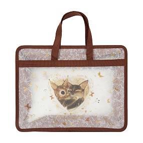 Папка-портфель на молнии BrunoVisconti®
А4 (34 х 25 х 9,5 см)
"LOVE ME.МИЛЫЙ КОТИК"
Арт. 14-034/14