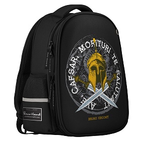 Рюкзак BrunoVisconti®
облегченная капсула
черный  с эргономичной спинкой
«AVE,CAESAR»
Арт. 12-001-090/01