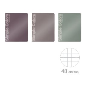 Тетрадь общая BrunoVisconti®
А5 (165 х 203 мм)
"MORANDI COLORS" 48 л., клетка
Арт. 7-48-1363
обложка в ассортименте