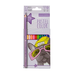 Карандашии цветные пастельные BrunoVisconti®
12  цветов,
EasyColor
Арт. 30-0131
