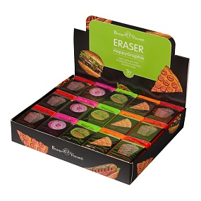Ластик BrunoVisconti®
"HAPPYGRAPHIX Fastfood", 4 цвета
Арт. 42-0051
