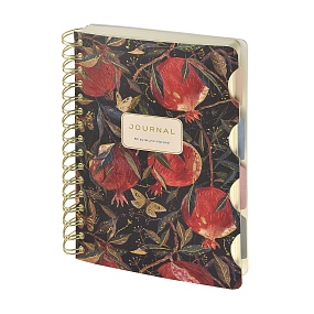ЗАПИСНАЯ КНИЖКА "ART JOURNAL" А5,120 Л. НА ГРЕБНЕ, С РАЗДЕЛИТЕЛЯМИ"ФЛОРА.ГРАНАТ"
Арт. 3-567/16