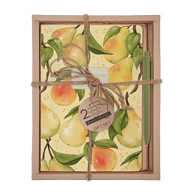 НАБОР ПОДАРОЧНЫЙ "FLORA.PARADISE.Груши" (ДВЕ ТЕТРАДИ BV И РУЧКА)
Арт. 7-40-001/228-3