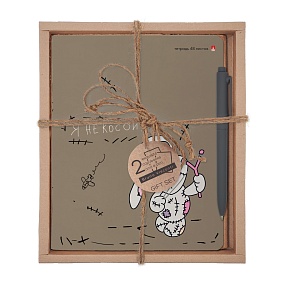 НАБОР ПОДАРОЧНЫЙ "ШТОПАНЫЕ ЗВЕРИ" Я не косой (ДВЕ ТЕТРАДИ И РУЧКА)
Арт. 7-48-1276-2/2