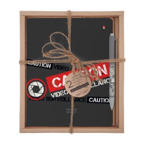 НАБОР ПОДАРОЧНЫЙ "KEEP AWAY" CAUTION (ДВЕ ТЕТРАДИ И РУЧКА)
Арт. 7-48-1274-2/3