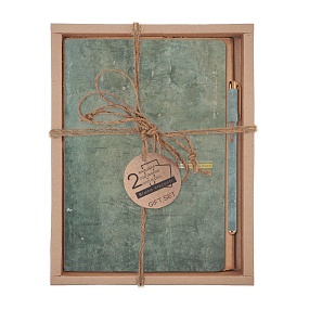 НАБОР ПОДАРОЧНЫЙ "STONE.Emerald" (ДВЕ ТЕТРАДИ BV И РУЧКА)
Арт. 7-40-001/205-3