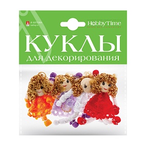 КУКЛЫ ДЛЯ ДЕКОРИРОВАНИЯ НАБОР №6, 4 ШТ, 6 СМ
Арт. 2-550/06