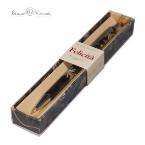 Ручка шариковая автоматическая BrunoVisconti®
0.7 мм, синий, в футляре
Felicita «НОЧНЫЕ ЦВЕТЫ»
Арт. 20-0263/22