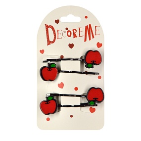 ЗАКОЛКА ДЛЯ ВОЛОС 5 СМ, 4 ШТ,  2 ЦВЕТА
Арт. 2-719/20