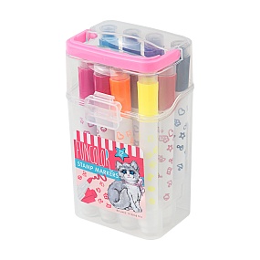 Фломастеры - штампики BrunoVisconti
12 цветов, 
пластиковый пенал
FunColor 
Арт. 32-0038