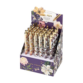 Ручка гелевая автоматическая BrunoVisconti®
"FLORA. BLOOM FLOWERS "
 0.5 мм, синяя
Арт. 20-0504