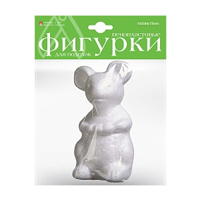 ПЕНОПЛАСТОВЫЕ ФИГУРКИ. МЫШКА 150 ММ, 1 ШТ. 
Арт. 2-208/03