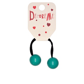 РЕЗИНКА ДЛЯ ВОЛОС "ПАРА ШАРИКОВ" 1 ШТ, 2 ЦВЕТА 
Арт. 2-712/172