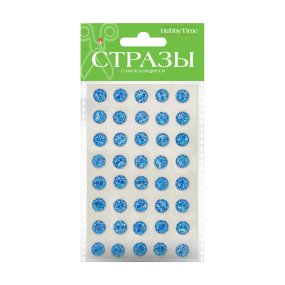 НАБОР САМОКЛЕЯЩИХСЯ СТРАЗ №105 "КРУГИ", 10 ММ, 4 ЦВ.
Арт. 2-345/03