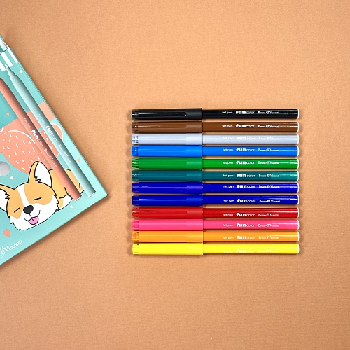 Фломастеры BrunoVisconti®
12 цветов FUNCOLOR
картонная коробка
Арт. 32-0067: фото #11