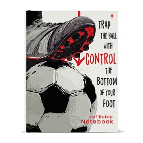 Тетрадь со сменным блоком Альт®
А5 (170 х 225 мм)
"FOOTBALL.CONTROL" 80л., клетка
Арт. 7-80-081/11