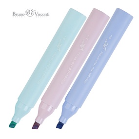 Текстовыделитель BrunoVisconti®
3 цвета
мятный, розовый, сиреневый
"MORANDI COLORS"
Арт. 22-0193