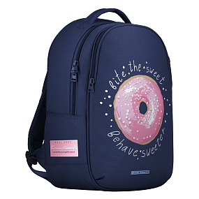 Рюкзак BrunoVisconti®
классический суперлегкий
синий с эргономичной спинкой
«DONUT»
Арт. 12-008-068/02