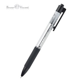 Ручка гелевая BrunoVisconti®
"FINECLICK" 
0.38 мм, черная
Арт. 20-0391/02