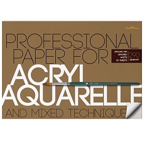 Блок - склейка BrunoVisconti
для акварели, акрила
А3 (410х290 мм), 20 л., 1 вид
Арт. 1-20-036