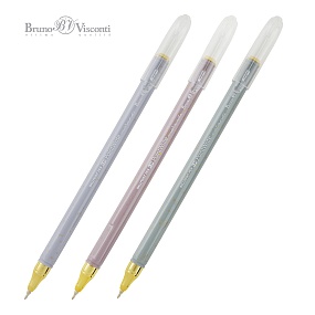 Ручка шариковая BrunoVisconti®
"POINTWRITE. Morandi diamond" 
0.38 мм,синяя
Арт. 20-0437
