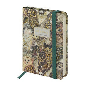 ЗАПИСНАЯ КНИЖКА "МЕГАПОЛИС ЖУРНАЛ" А6, 100 Л.  НА РЕЗИНКЕ "ФАУНА.ВОЛШЕБНЫЕ СОВЫ", ЛИНЕЙКА
Арт. 3-478/20