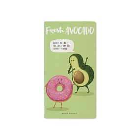 Тетрадь общая BrunoVisconti®
А6 (86 х 160 мм)
"АВОКАДО И ПОНЧИК" 30 л., в точку
Арт. 7-30-003/05