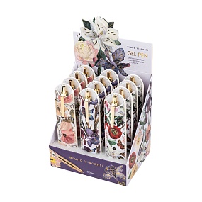 Ручка гелевая автоматическая BrunoVisconti®
"FLORA. BLOOM FLOWERS" 0.5 мм, в чехле 
Арт. 20-0503/01