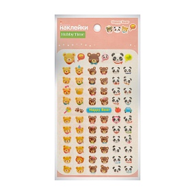 НАКЛЕЙКИ ОБЪЕМНЫЕ "ВЕСЕЛЫЕ ЗВЕРУШКИ" 6 ВИДОВ
Арт. 2-141/20