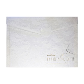 Папка-конверт на кнопке BrunoVisconti®
А4 (33,5  х  23,5  см)
"COFFEE BREAK"
Арт. 14-036/10