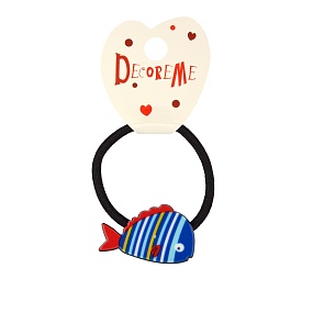 РЕЗИНКА ДЛЯ ВОЛОС "ЯПОНСКАЯ РЫБКА" 1 ШТ, 3 ЦВЕТА 
Арт. 2-713/33