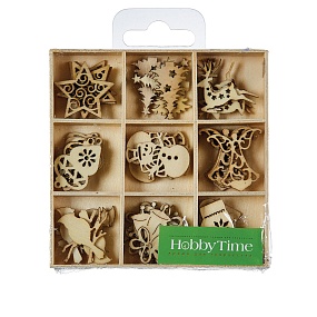 ДЕКОР ИЗ ДЕРЕВА. НАТУРАЛЬНЫЙ, НАБОР №35 "РОЖДЕСТВЕНСКАЯ ФАНТАЗИЯ" В ДЕРЕВЯННОМ ОРГАНАЙЗЕРЕ
Арт. 2-359/10