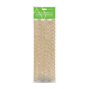 САМОКЛЕЯЩИЕСЯ ДЕКОРАТИВНЫЕ БОРДЮРЫ ИЗ МЕШКОВИНЫ, 6 ШТ. ВИД 4
Арт. 2-604/04